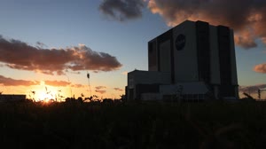 Artemis II Orion set for integration from Bay 4 in the VAB